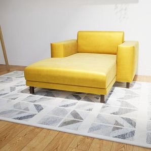 Relaxsessel Samt Rapsgelb - Eleganter Relaxsessel: Hochwertige Qualität, einzigartiges Design - 128 x 75 x 162 cm, Individuell konfigurierbar