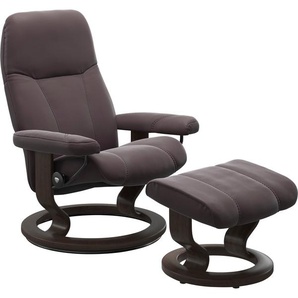 Relaxsessel STRESSLESS Consul Sessel Gr. Material Bezug, Material Gestell, Ausführung / Funktion, Maße B/H/T, rot (bordeaux) Lesesessel und Relaxsessel mit Classic Base, Größe L, Gestell Wenge
