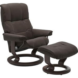 Relaxsessel STRESSLESS Mayfair Sessel Gr. Leder BATICK, Classic Base Wenge, Relaxfunktion-Drehfunktion-Plus™System-Gleitsystem, B/H/T: 75 cm x 99 cm x 73 cm, braun (brown batick) Lesesessel und Relaxsessel mit Classic Base, Größe S, M & L, Gestell Wenge