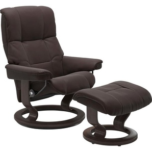 Relaxsessel STRESSLESS Mayfair Sessel Gr. Leder PALOMA, Classic Base Wenge, Relaxfunktion-Drehfunktion-Plus™System-Gleitsystem, B/H/T: 75 cm x 99 cm x 73 cm, braun (chocolate paloma) Lesesessel und Relaxsessel mit Hocker, Classic Base, Größe S, M & L,
