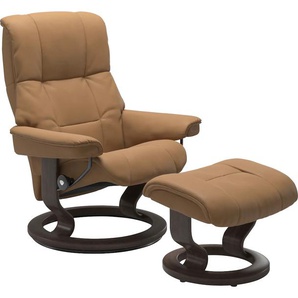 Relaxsessel STRESSLESS Mayfair Sessel Gr. Leder PALOMA, Classic Base Wenge, Relaxfunktion-Drehfunktion-Plus™System-Gleitsystem, B/H/T: 75 cm x 99 cm x 73 cm, braun (taupe paloma) Lesesessel und Relaxsessel