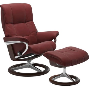Relaxsessel STRESSLESS Mayfair Sessel Gr. Leder PALOMA, Signature Base Braun, Relaxfunktion-Drehfunktion-Plus™System-Gleitsystem-BalanceAdapt™, B/H/T: 79 cm x 102 cm x 44 cm, rot (cherry paloma) Lesesessel und Relaxsessel