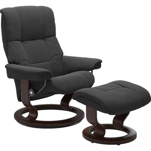 Relaxsessel STRESSLESS Mayfair Sessel Gr. Microfaser DINAMICA, Classic Base Braun, Rela x funktion-Drehfunktion-Plus™System-Gleitsystem, B/H/T: 75 cm x 99 cm x 73 cm, grau (charcoal dinamica) Lesesessel und Relaxsessel mit Classic Base, Größe S, M & L,