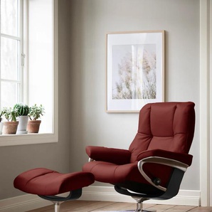 Relaxsessel STRESSLESS Mayfair Sessel Gr. Microfaser DINAMICA, Cross Base Schwarz, Rela x funktion-Drehfunktion-Plus™System-Gleitsystem-BalanceAdapt™, B/H/T: 83 cm x 102 cm x 74 cm, rot (red dinamica) Lesesessel und Relaxsessel