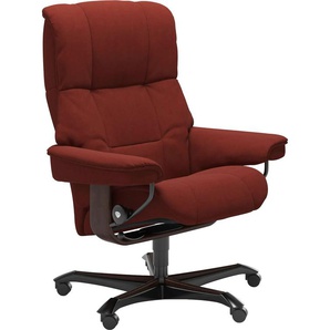 Relaxsessel STRESSLESS Mayfair Sessel Gr. Microfaser DINAMICA, Home Office Base Braun, Relaxfunktion-Drehfunktion-Plus™System-Gleitsystem, B/H/T: 79 cm x 111 cm x 70 cm, rot (red dinamica) Lesesessel und Relaxsessel