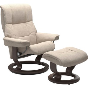 Relaxsessel STRESSLESS Mayfair Sessel Gr. ROHLEDER Stoff Q2 FARON, Classic Base Wenge, Relaxfunktion-Drehfunktion-Plus™System-Gleitsystem, B/H/T: 75 cm x 99 cm x 73 cm, beige (light q2 faron) Lesesessel und Relaxsessel mit Classic Base, Größe S, M & L,