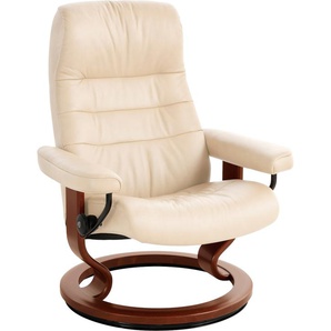 Relaxsessel STRESSLESS Opal Sessel Gr. Leder BATICK, Classic Base Braun, B/H/T: 76 cm x 99 cm x 74 cm, beige (cream) Lesesessel und Relaxsessel mit Classic Base, Größe M, Schlaffunktion