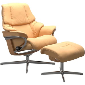 Relaxsessel STRESSLESS Reno Sessel Gr. Material Bezug, Material Gestell, Ausführung / Funktion, Maße B/H/T, gelb (yellow) Lesesessel und Relaxsessel