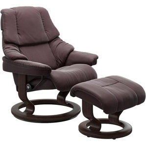 Relaxsessel STRESSLESS Reno Sessel Gr. Material Bezug, Material Gestell, Ausführung / Funktion, Maße B/H/T, rot (bordeau) Lesesessel und Relaxsessel