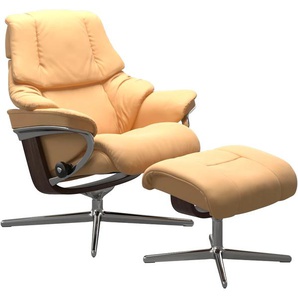Relaxsessel STRESSLESS Reno Sessel Gr. Material Bezug, Material Gestell, Ausführung / Funktion, Maße, gelb (yellow) Lesesessel und Relaxsessel