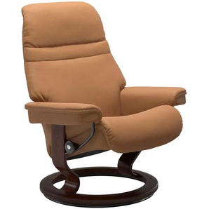 Relaxsessel STRESSLESS Sunrise Sessel Gr. Leder PALOMA, Rela x funktion-Drehfunktion-Plus™System-Gleitsystem, B/H/T: 75 cm x 100 cm x 73 cm, braun (taupe paloma) Lesesessel und Relaxsessel
