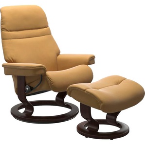 Relaxsessel STRESSLESS Sunrise Sessel Gr. Material Bezug, Ausführung Funktion, Größe B/H/T, gelb (honey) Lesesessel und Relaxsessel