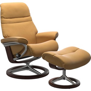 Relaxsessel STRESSLESS Sunrise Sessel Gr. Material Bezug, Ausführung Funktion, Maße B/H/T, gelb (honey) Lesesessel und Relaxsessel