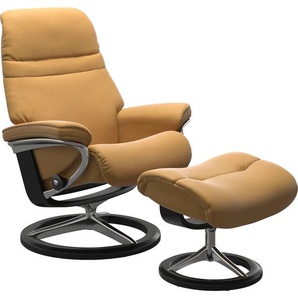 Relaxsessel STRESSLESS Sunrise Sessel Gr. Material Bezug, Ausführung / Funktion, Maße B/H/T, gelb (honey) Lesesessel und Relaxsessel