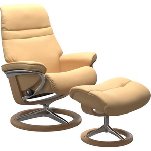 Relaxsessel STRESSLESS Sunrise Sessel Gr. Material Bezug, Ausführung Funktion, Maße B/H/T, gelb (yellow) Lesesessel und Relaxsessel