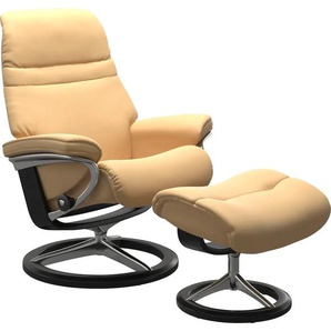 Relaxsessel STRESSLESS Sunrise Sessel Gr. Material Bezug, Ausführung / Funktion, Maße, gelb (yellow) Lesesessel und Relaxsessel