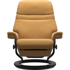 Relaxsessel STRESSLESS Sunrise Sessel Gr. Material Bezug, Material Gestell, Ausführung / Funktion, Maße B/H/T, gelb (honey) Lesesessel und Relaxsessel elektrisch verstellbar, optional 2-motorisch, Größe M & L