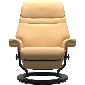 Relaxsessel STRESSLESS Sunrise Sessel Gr. Material Bezug, Material Gestell, Ausführung / Funktion, Maße B/H/T, gelb (yellow) Lesesessel und Relaxsessel elektrisch verstellbar, optional 2-motorisch, Größe M & L