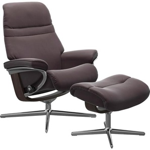 Relaxsessel STRESSLESS Sunrise Sessel Gr. Material Bezug, Material Gestell, Ausführung / Funktion, Maße B/H/T, rot (bordeau) Lesesessel und Relaxsessel