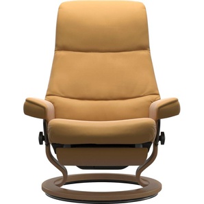 Relaxsessel STRESSLESS View Sessel gelb (honey) Lesesessel und Relaxsessel elektrisch verstellbar, optional 2-motorisch, Größe M & L