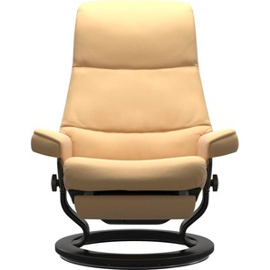 Relaxsessel STRESSLESS View Sessel gelb (yellow) Lesesessel und Relaxsessel elektrisch verstellbar, optional 2-motorisch, Größe M & L