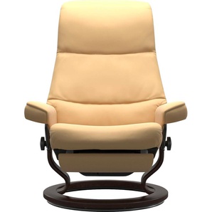 Relaxsessel STRESSLESS View Sessel gelb (yellow) Lesesessel und Relaxsessel elektrisch verstellbar, optional 2-motorisch, Größe M & L