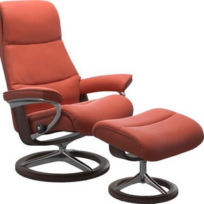 Relaxsessel STRESSLESS View Sessel Gr. Material Bezug, Cross Base Wenge, Ausführung / Funktion, Maße B/H/T, braun (henna) Lesesessel und Relaxsessel