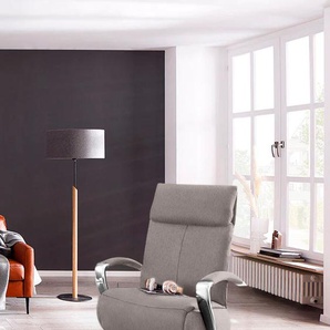 Relaxsessel W.SCHILLIG rumbaa Sessel Gr. ROHLEDER Jacquard-Flachgewebe Q2 W60, mit Doppelmotor, Drehfunktion-Kopfstützenverstellung-Rückteilverstellung-Integrierte Fußstütze-Relaxfunktion, B/H/T: 68 cm x 111 cm x 82 cm, silberfarben (silver w60)