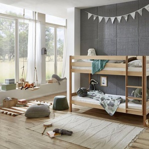 Relita Etagenbett Lupo, aus massiver Buche, in verschiedenen Ausführungen