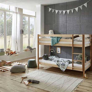 Relita Etagenbett Lupo, aus massiver Buche, in verschiedenen Ausführungen