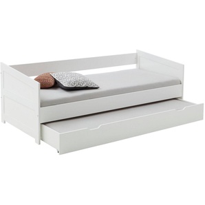 Relita Funktionsbett Funktionsbett Nina, Funktionsbett mit Bettschublade, Buche massiv lackiert