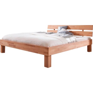Massivholzbett RELITA Julia Betten Gr. Liegefläche B/L: 180 cm x 200 cm Betthöhe: 37 cm, kein Härtegrad, ohne Matratze, beige (buche geölt) Bettgestell Massivholzbett Möbel Massivholzbetten Betten stabverleimte Buche