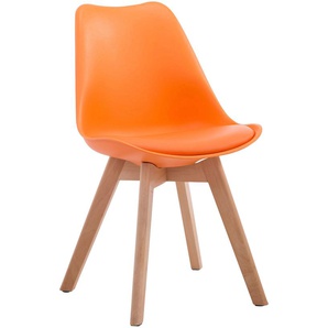 Remegylet Dining Chair - Modern - Orange - Wood - 48 cm x 55 cm x 84 cm