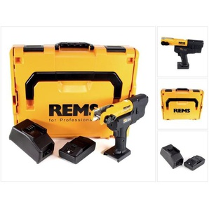 Rems - Mini-Press acc 22 v Akku Radialpresse mit Zwangsablauf in L-Boxx + 1 x 2,5 Ah Akku + Ladegerät ( 578014 R220 )