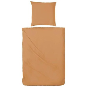 Stone Washed-Bettwäsche | gelb | 240 cm | 1 cm |