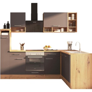 RESPEKTA Küche Hilde, Breite 250 cm, wechselseitig aufbaubar, exkl. Konfiguration für