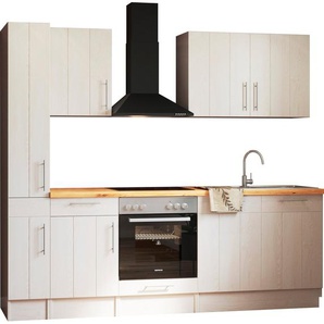 RESPEKTA Küchenzeile Anton, Breite 240 cm, mit Soft-Close, in exklusiver Konfiguration für