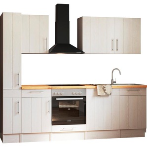 RESPEKTA Küchenzeile Anton, Breite 250 cm, mit Soft-Close, in exklusiver Konfiguration für