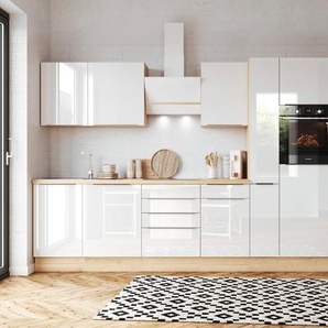 RESPEKTA Küchenzeile Safado aus der Serie Marleen, Breite 370 cm, mit Soft-Close, in exklusiver Konfiguration für