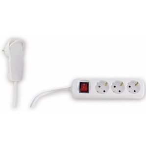 REV Steckdosenleiste Smart, 3-fach, mit Flachstecker, 5 m, weiß 0012326115