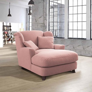 XXL Sessel Garza II Pink/Mauve Flachgewebe 109 x 104 x 145cm