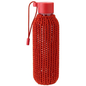 RIG-TIG by stelton CATCH-IT Trinkflasche - warm red - 600 ml