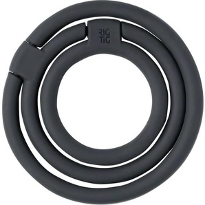 RIG-TIG by stelton CIRCLES Untersetzer - black - Ø 13 cm - Höhe 1 cm