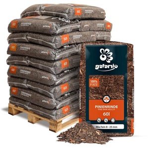Rindenmulch Pinie Mix Fein 60l x 26 Sack 1560l - Galamio