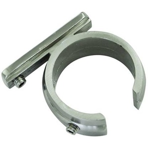 Ring-Adapter für Universal Wandträger Memphis Ø 16 mm Edelstahl-Optik