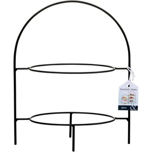 Ritzenhoff Breker Etagere Tjäna, Metall, rund, 28 cm, Tragegriff, Tischkultur & Servieren, Etageren