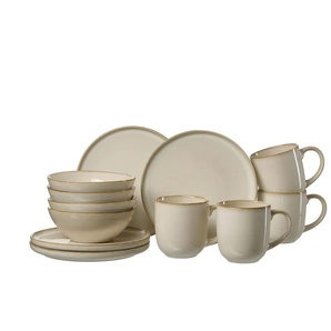 Ritzenhoff & Breker Frühstücksservice 12-teilig Olivia - beige - Steinzeug/Steingut | Möbel Kraft