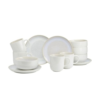 Ritzenhoff & Breker Frühstücksset  12-teilig  Laredo ¦ beige ¦ Steinzeug/Steingut