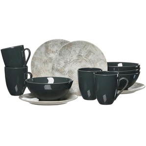 Ritzenhoff & Breker Kaffeeservice 12-teilig Cecina ¦ grau ¦ Steinzeug/Steingut ¦ Maße (cm): B: 26 H: 28