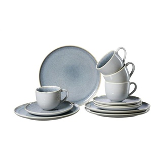 Ritzenhoff & Breker Kaffeeservice 12-tlg. Skagen | grau | Porzellan |